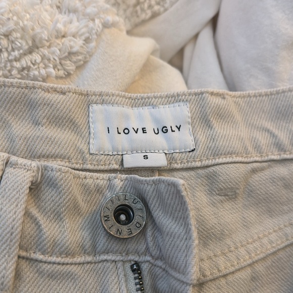 ILOVEUGLY MEN WHITE PANTS SIZE S BRAND NEW - Picture 2 of 7